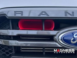 Ford Ranger Ram Air Intake Scoop - Red - 2.3L Ecoboost